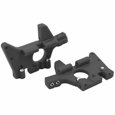RPM RC PRODUCTS Front Bulkheads for the Traxxas TE-Maxx, Black RPM81062